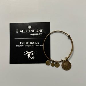 Alex And Ani (+) Energy Eye of Horus Gold Bangle Bracelet